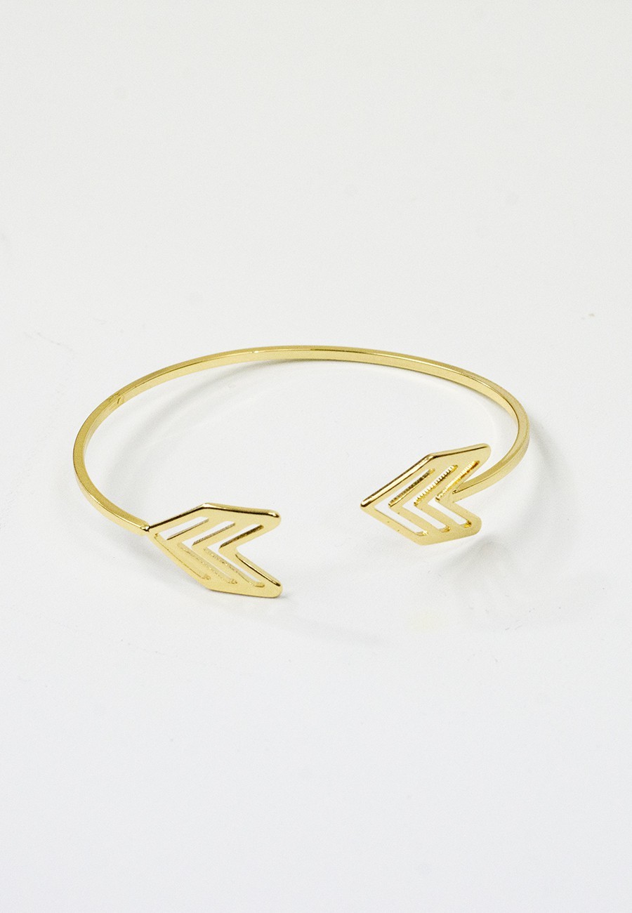 PULSERA RÍGIDA DORADA