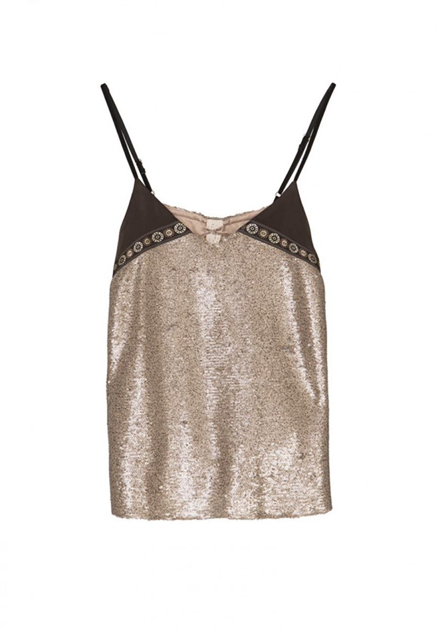 Top de fiesta paillettes