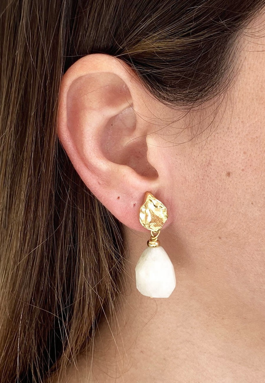 PENDIENTES HOJA PIEDRALUNA