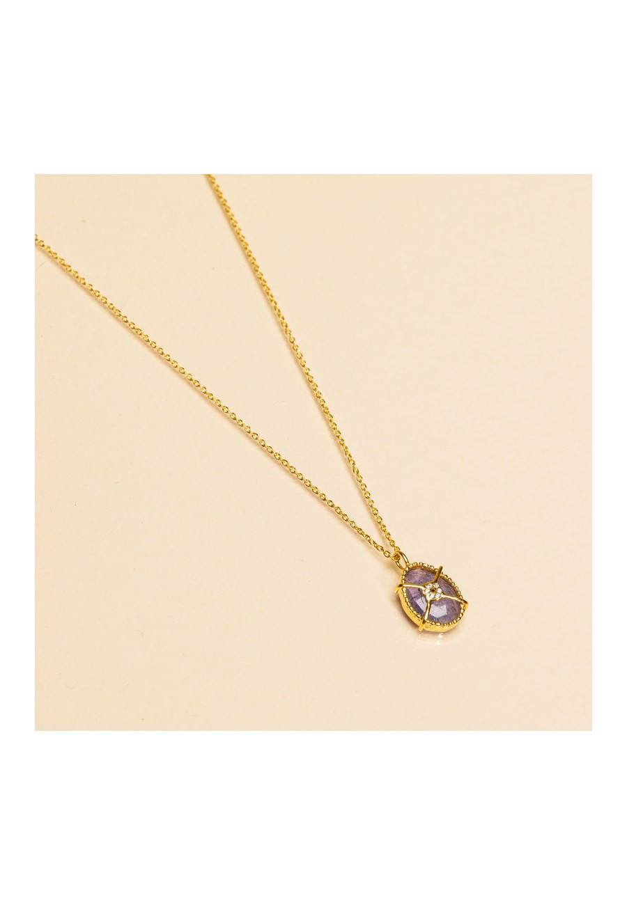 COLLIER PONDICHERY FLEUR...