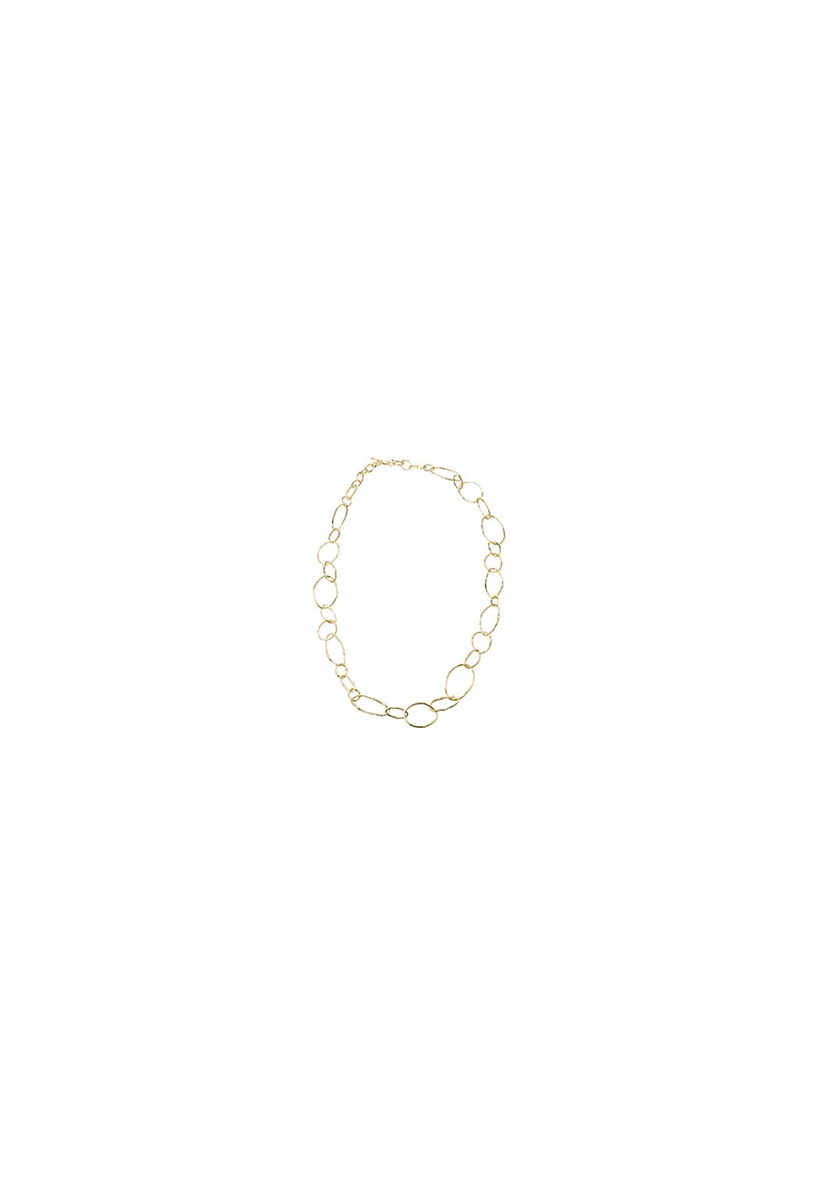 COLLAR LARGO LINKS BAÑO ORO