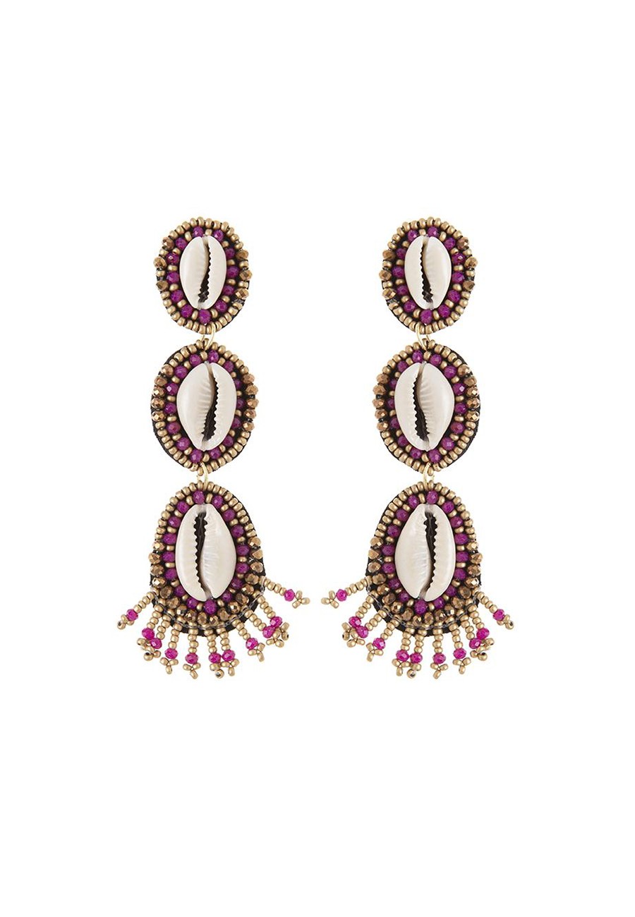 PENDIENTES TRIO CARACOLAS
