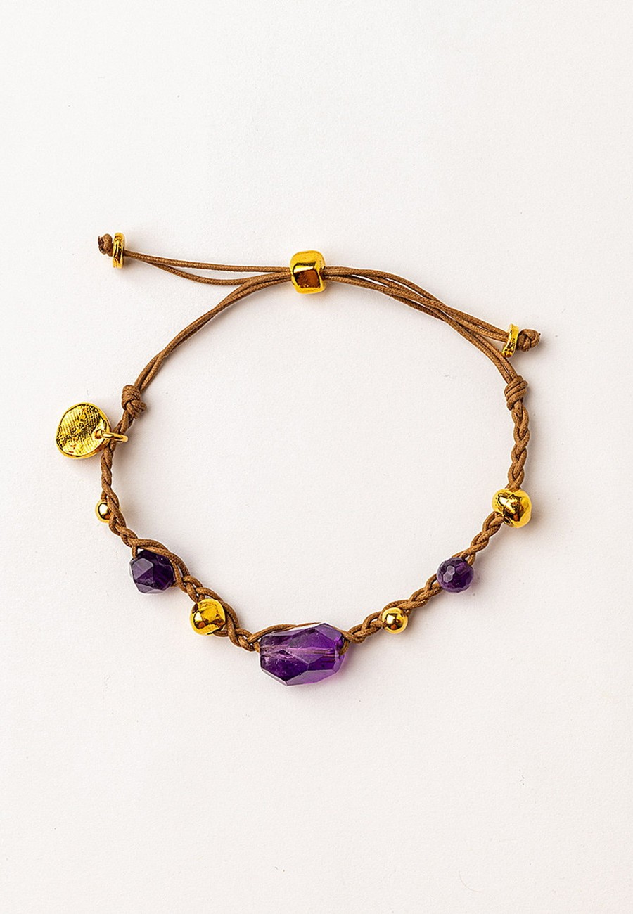 PULSERA TRENZADA A MANO Y...