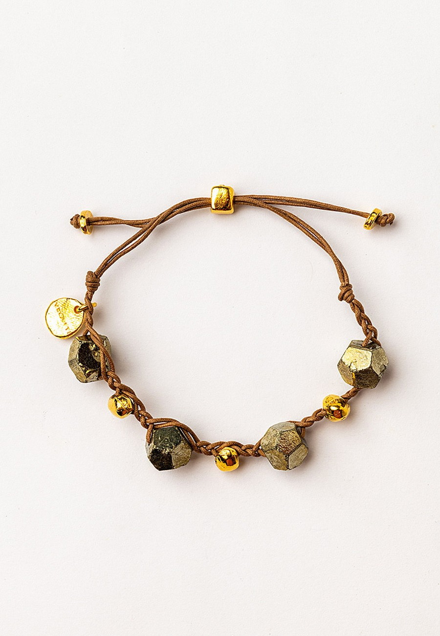 PULSERA TRENZADA A MANO Y...