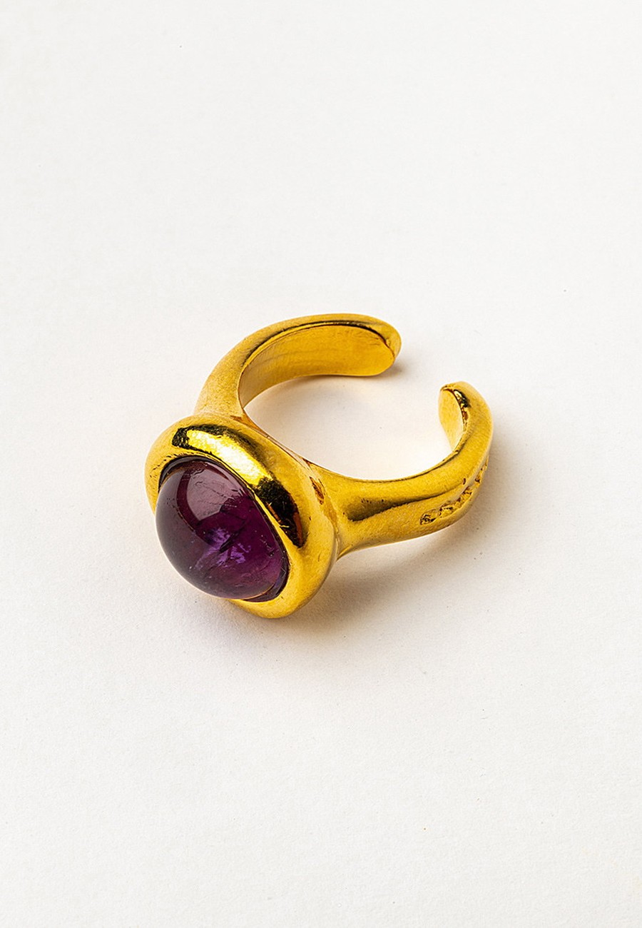 ANILLO AJUSTABLE BAÑO ORO...