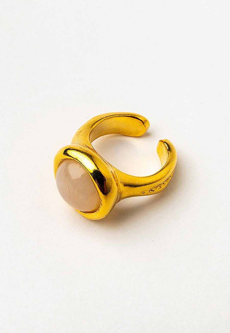 ANILLO AJUSTABLE BAÑO ORO...