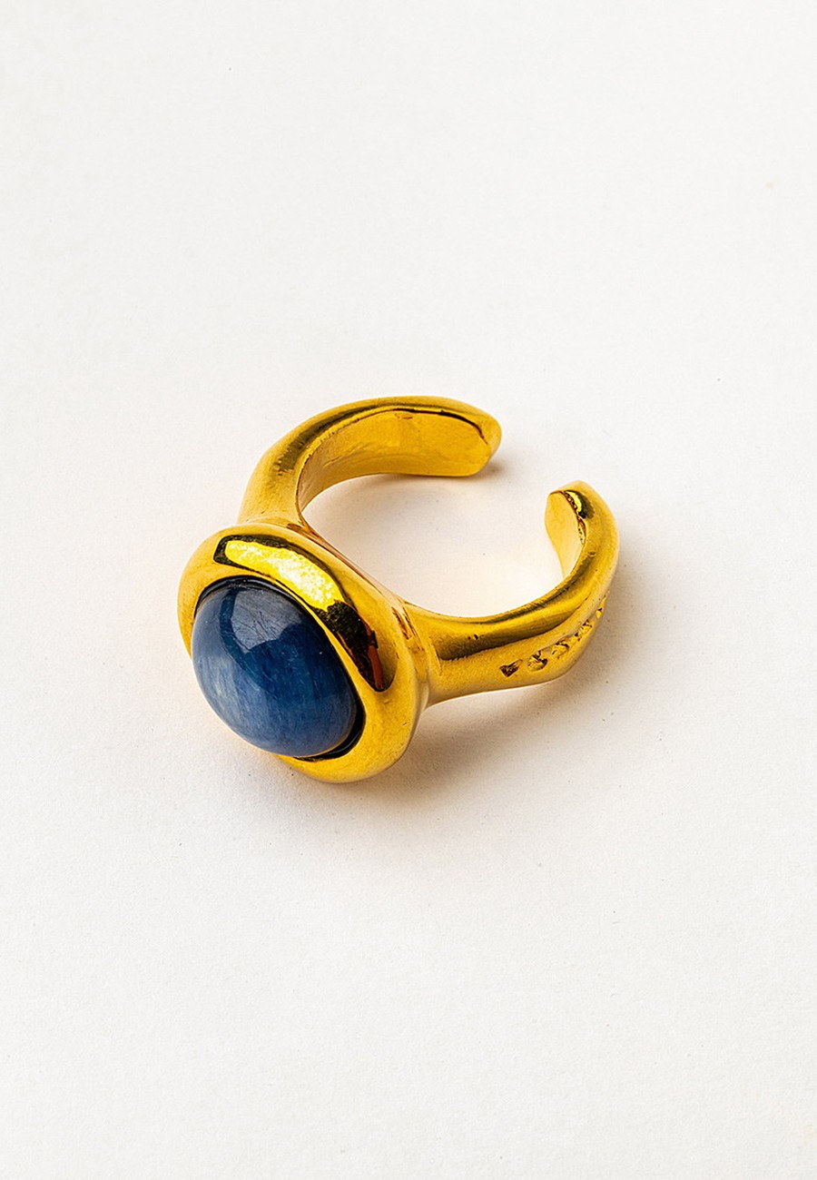 ANILLO AJUSTABLE BAÑO ORO...