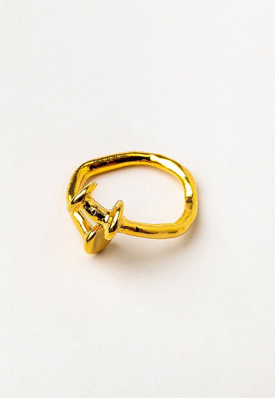 ANILLO AJUSTABLE BAÑO ORO