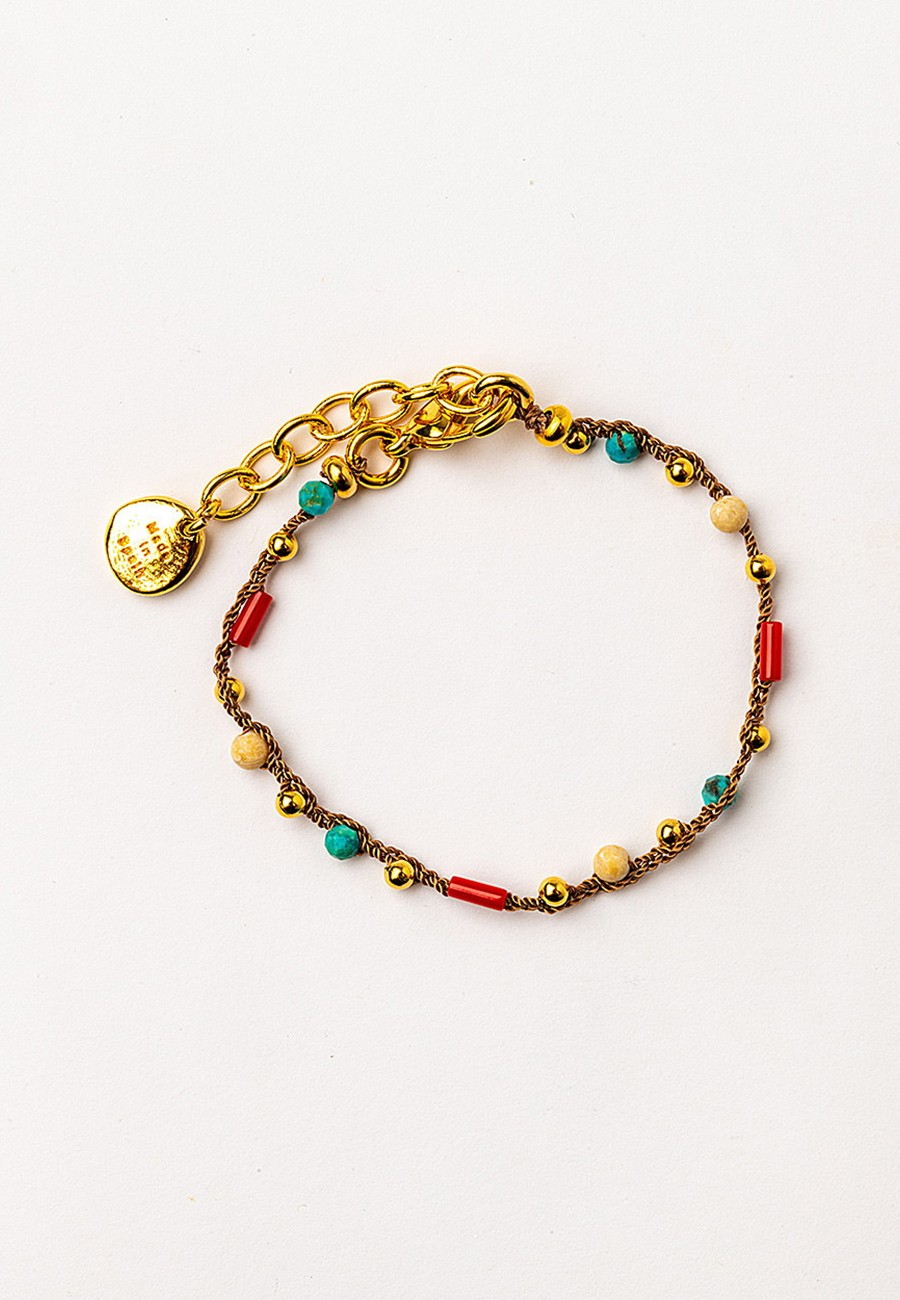 PULSERA TRENZADA A MANO CON...