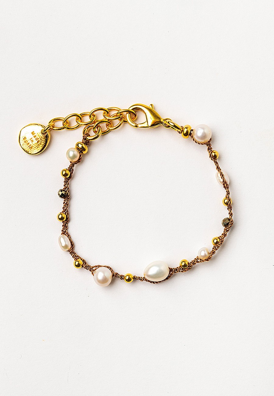 PULSERA TRENZADA A MANO CON...