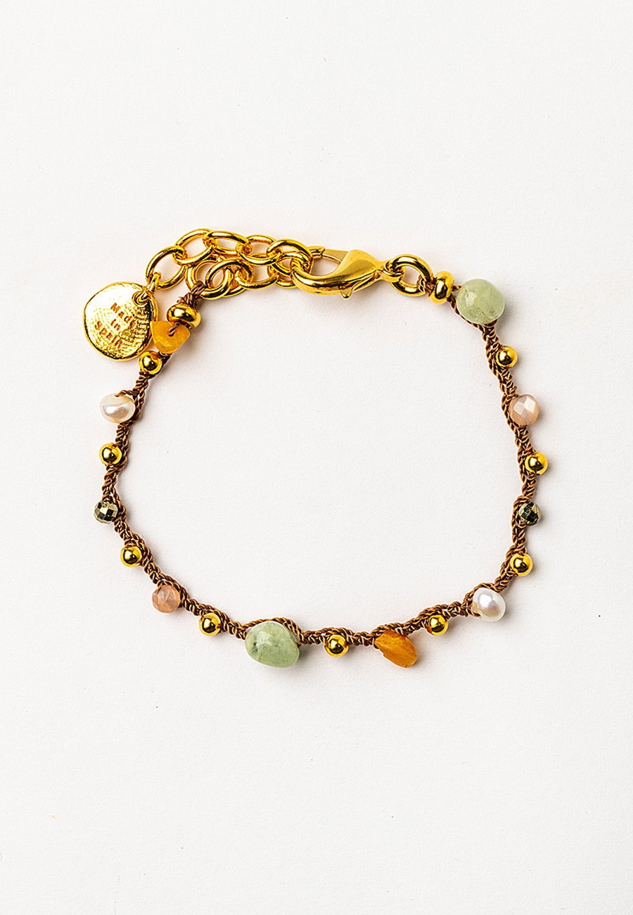 PULSERA TRENZADA A MANO CON...