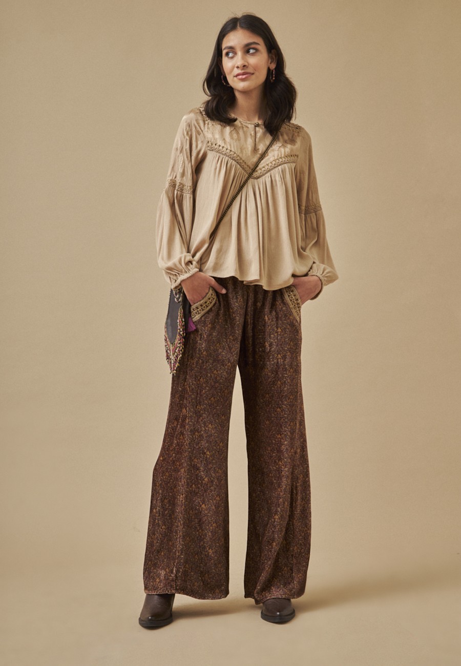 PANTALÓN VELVET CON...