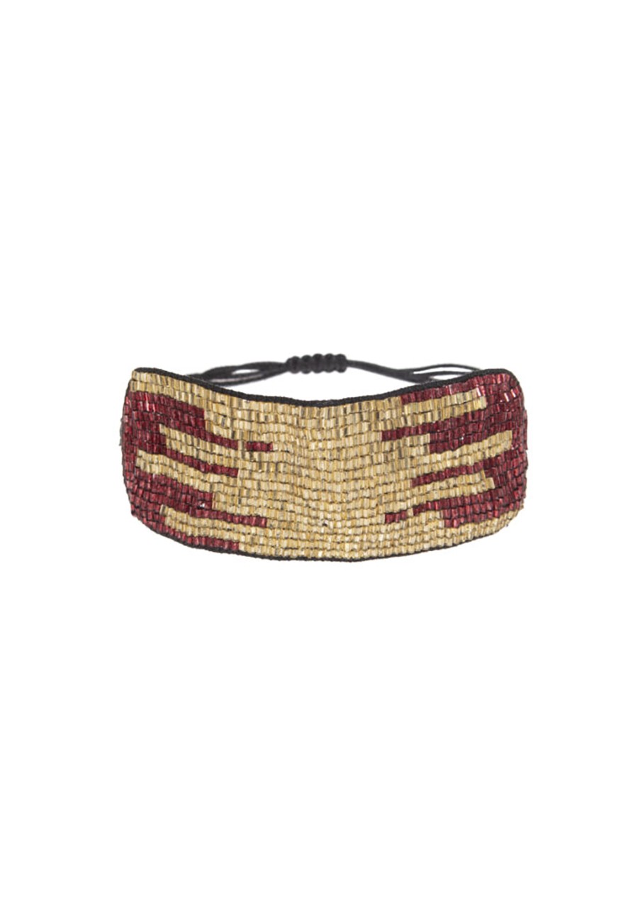 PULSERA ANCHA BRILLO
