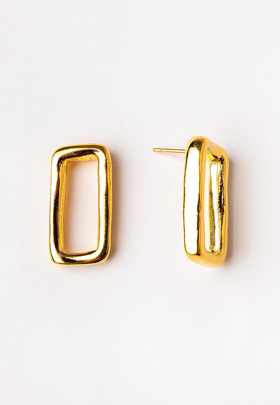 PENDIENTES BAÑO ORO