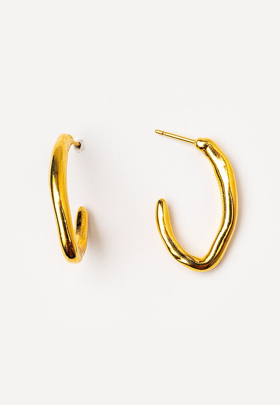 PENDIENTES BAÑO ORO