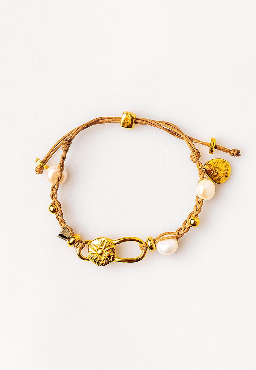 PULSERA TRENZADA A MANO CON...
