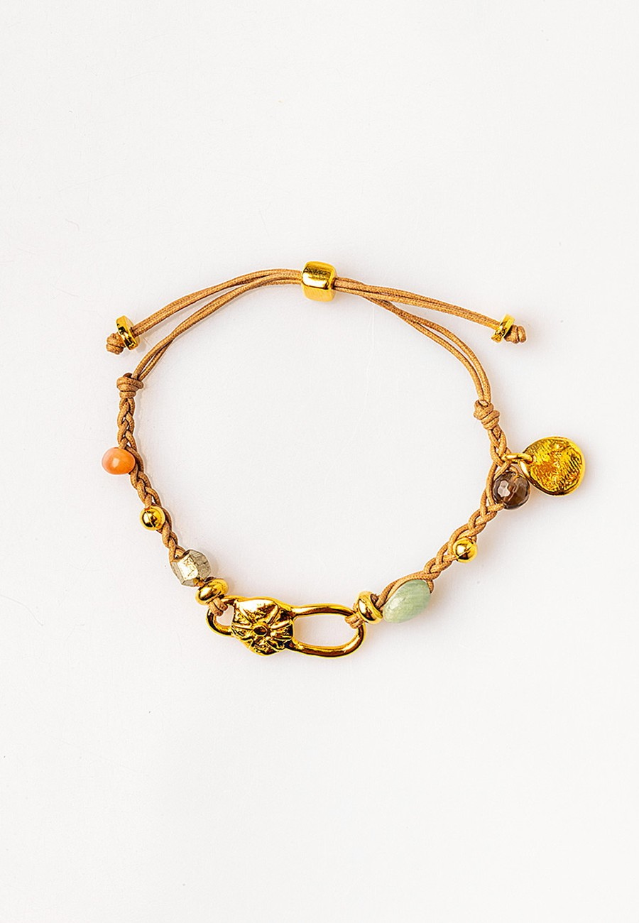 PULSERA TRENZADA A MANO CON...
