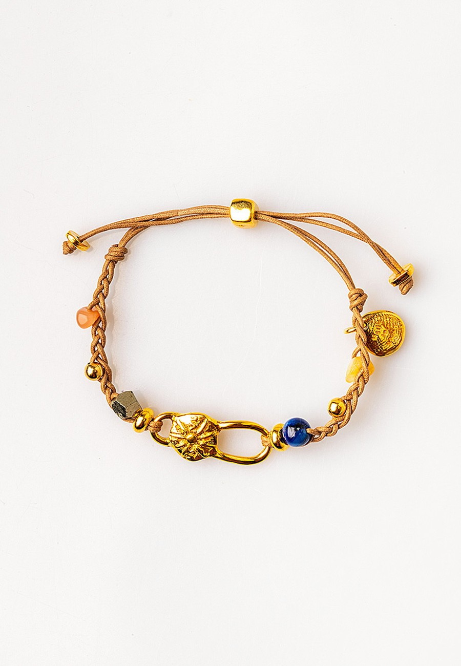 PULSERA TRENZADA A MANO CON...