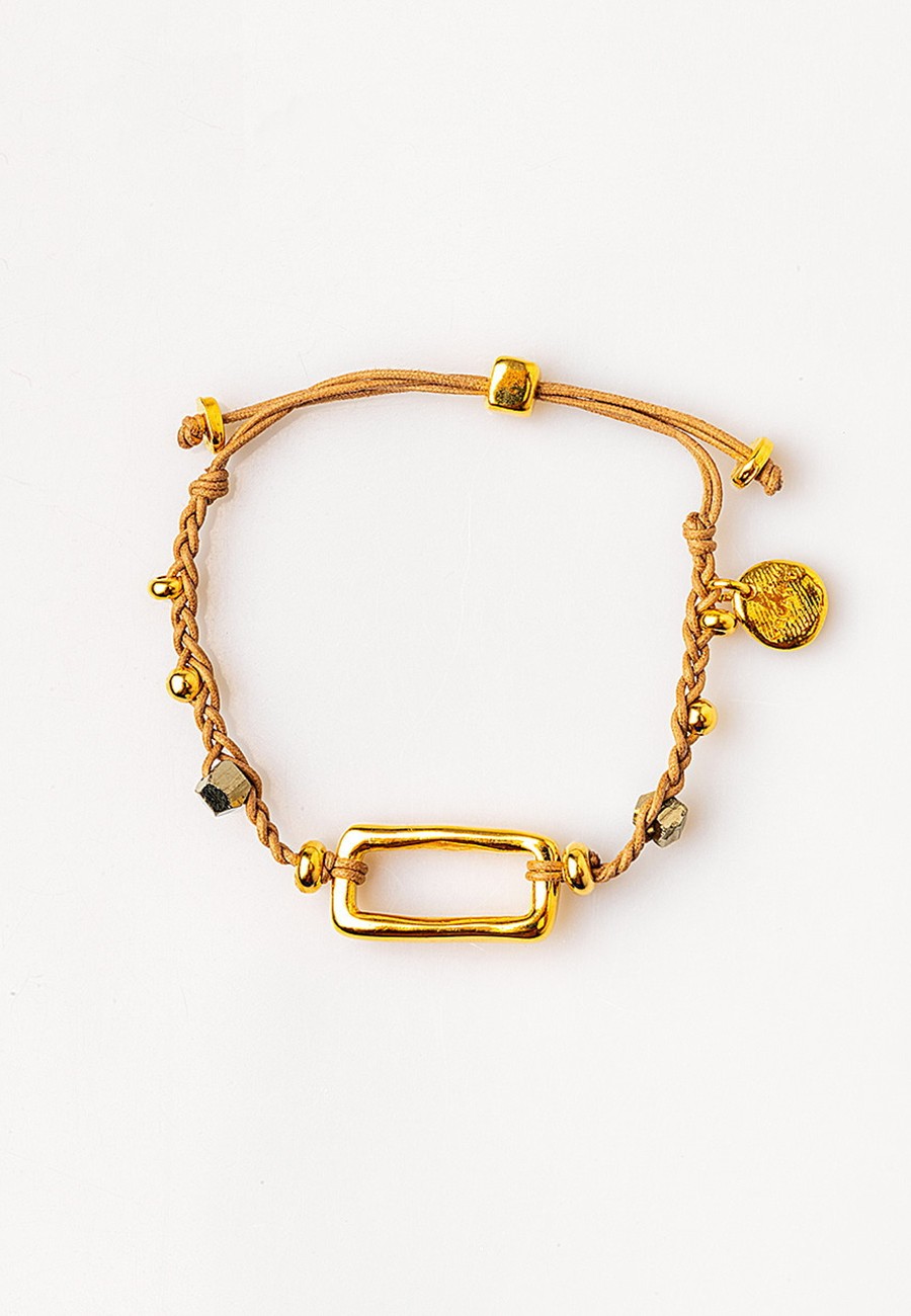 PULSERA TRENZADA A MANO CON...