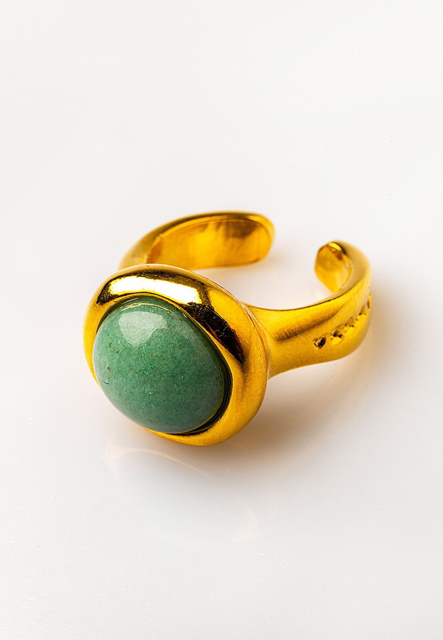 ANILLO AJUSTABLE BAÑO ORO...