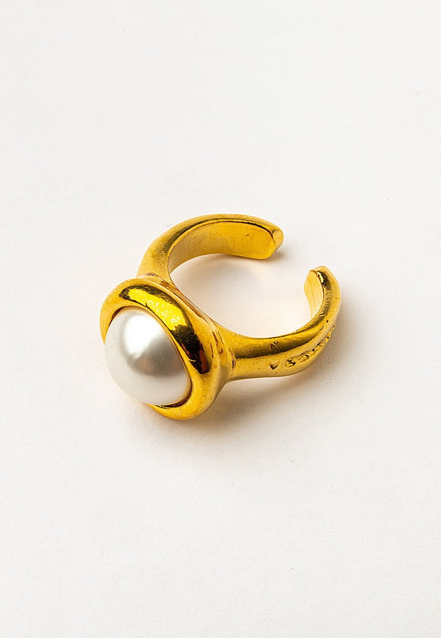 ANILLO AJUSTABLE BAÑO ORO...