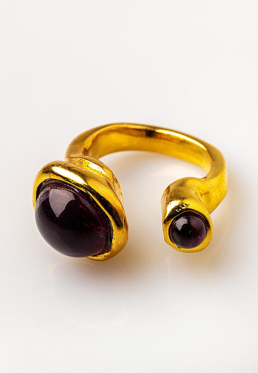 ANILLO AJUSTABLE BAÑO ORO...