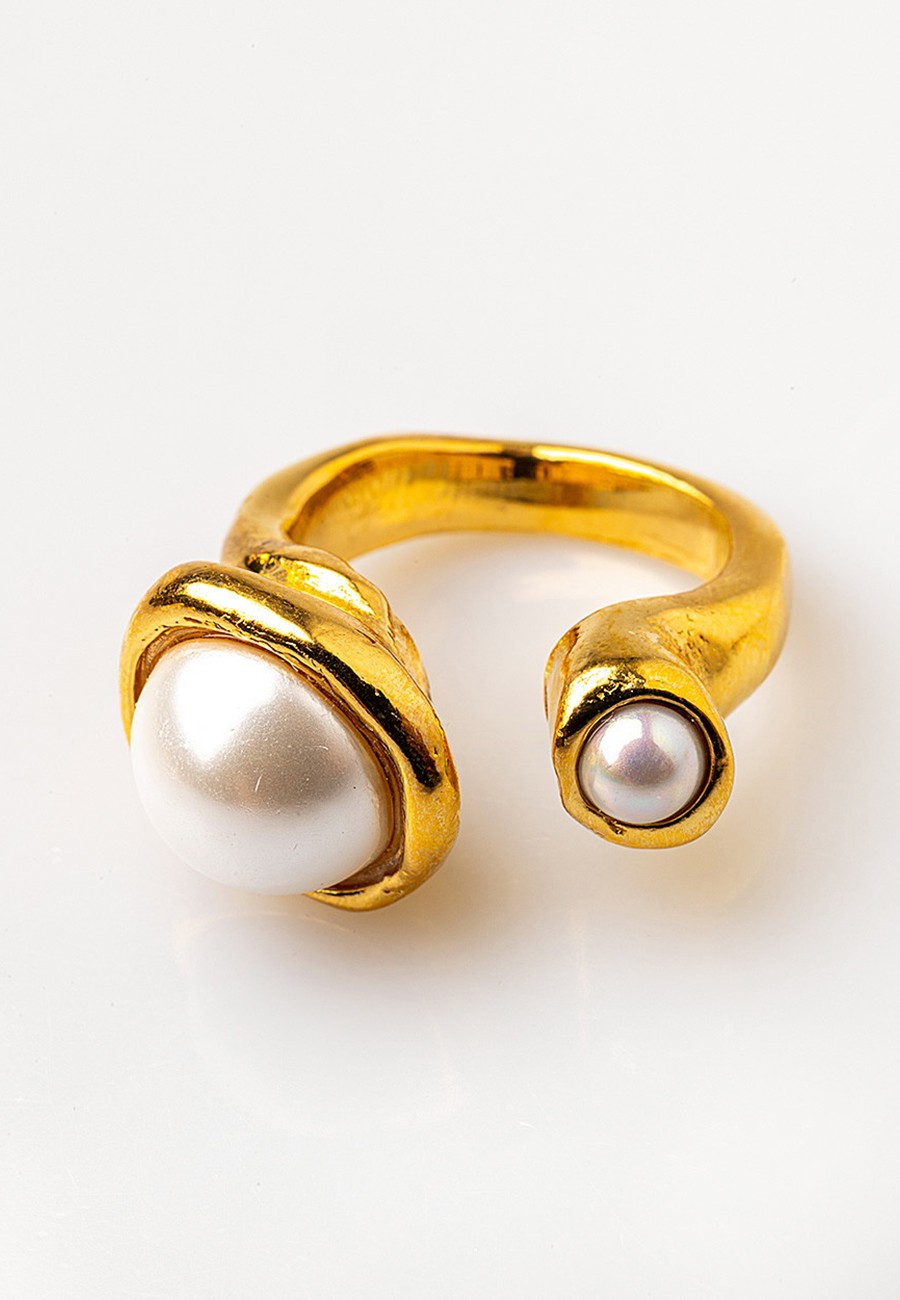 ANILLO AJUSTABLE BAÑO ORO...