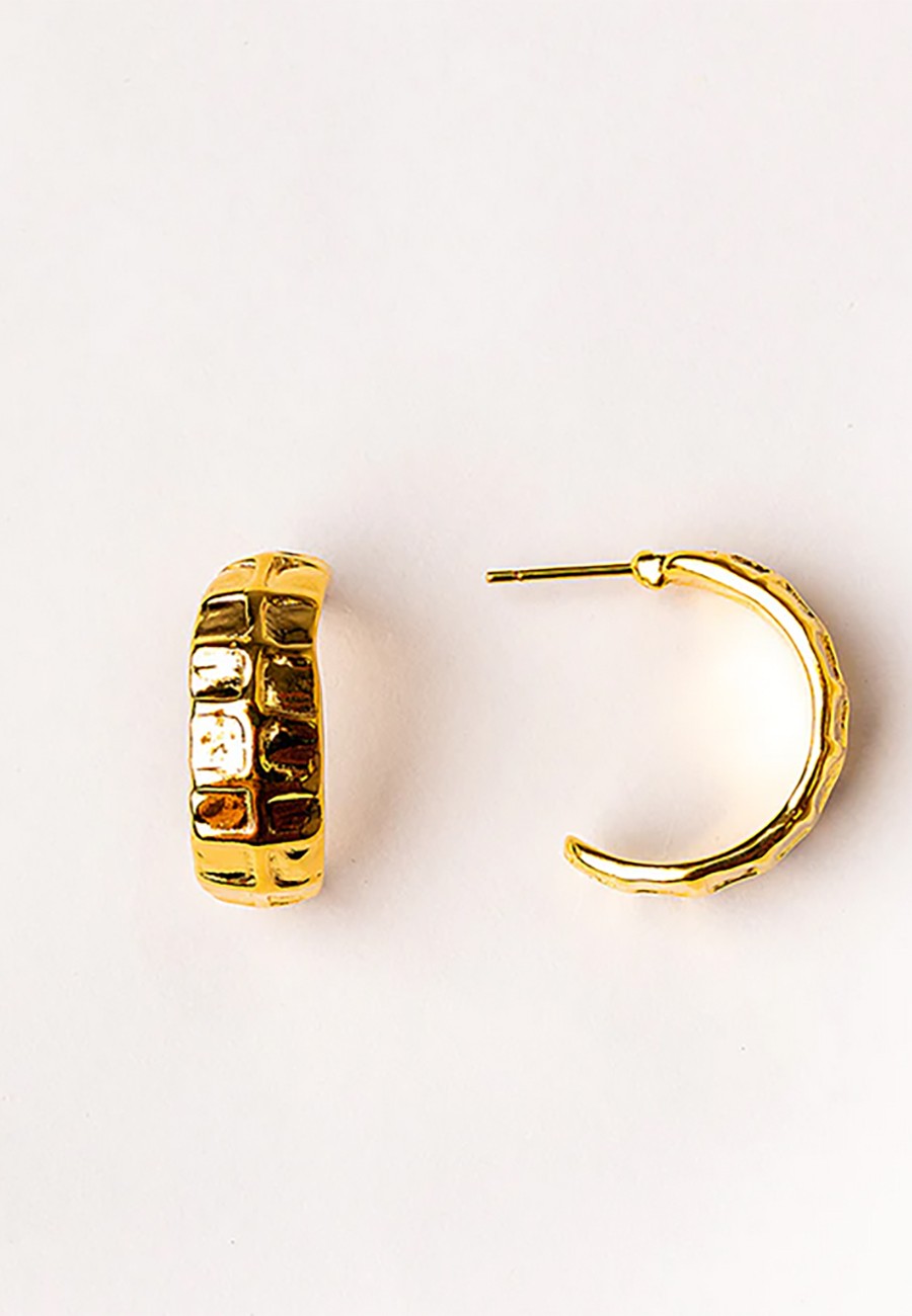 PENDIENTES BAÑO ORO
