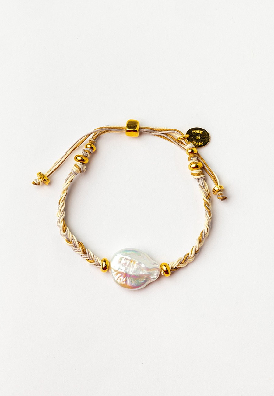 PULSERA TRENZADA A MANO CON...