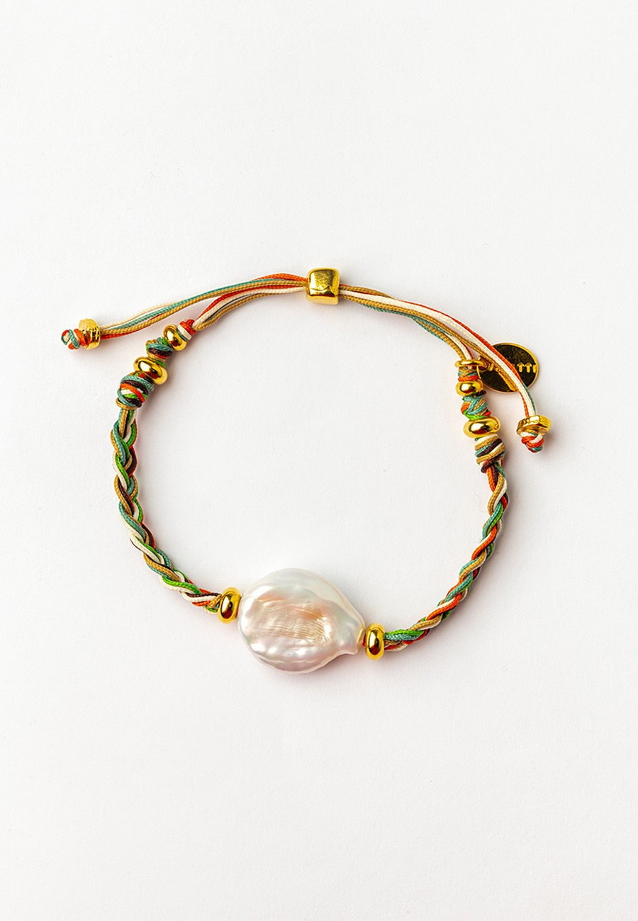 PULSERA TRENZADA A MANO CON...