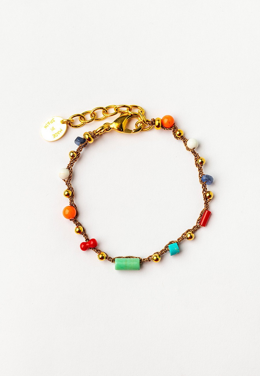 PULSERA TRENZADA A MANO CON...