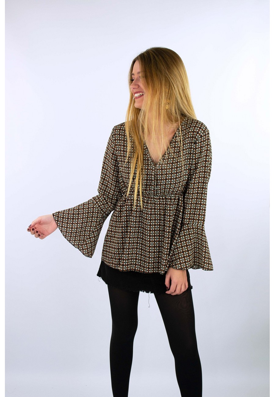 Camisa estampada milán