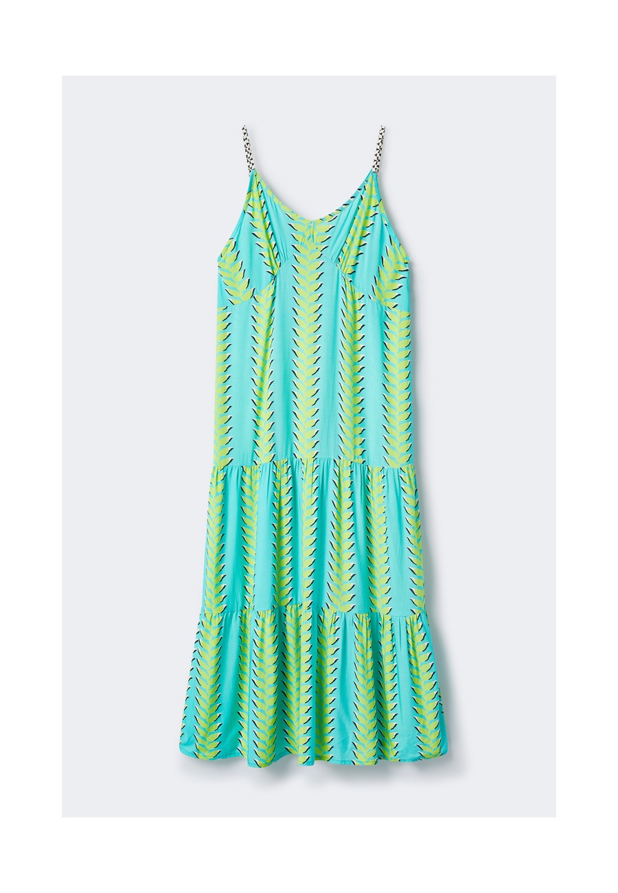VESTIDO HOJAS