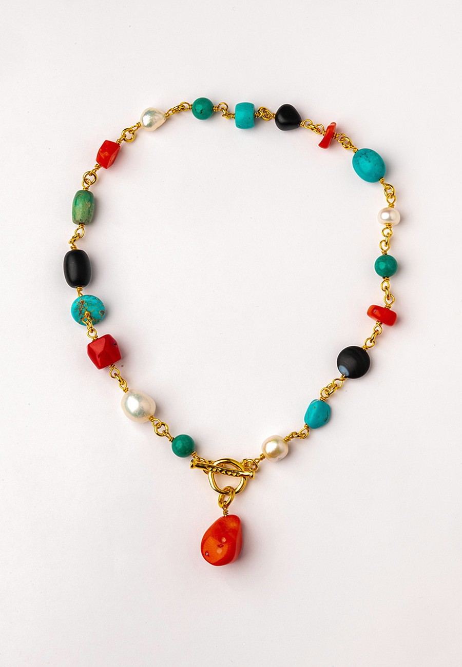 COLLAR CORTO CADENA BAÑO...