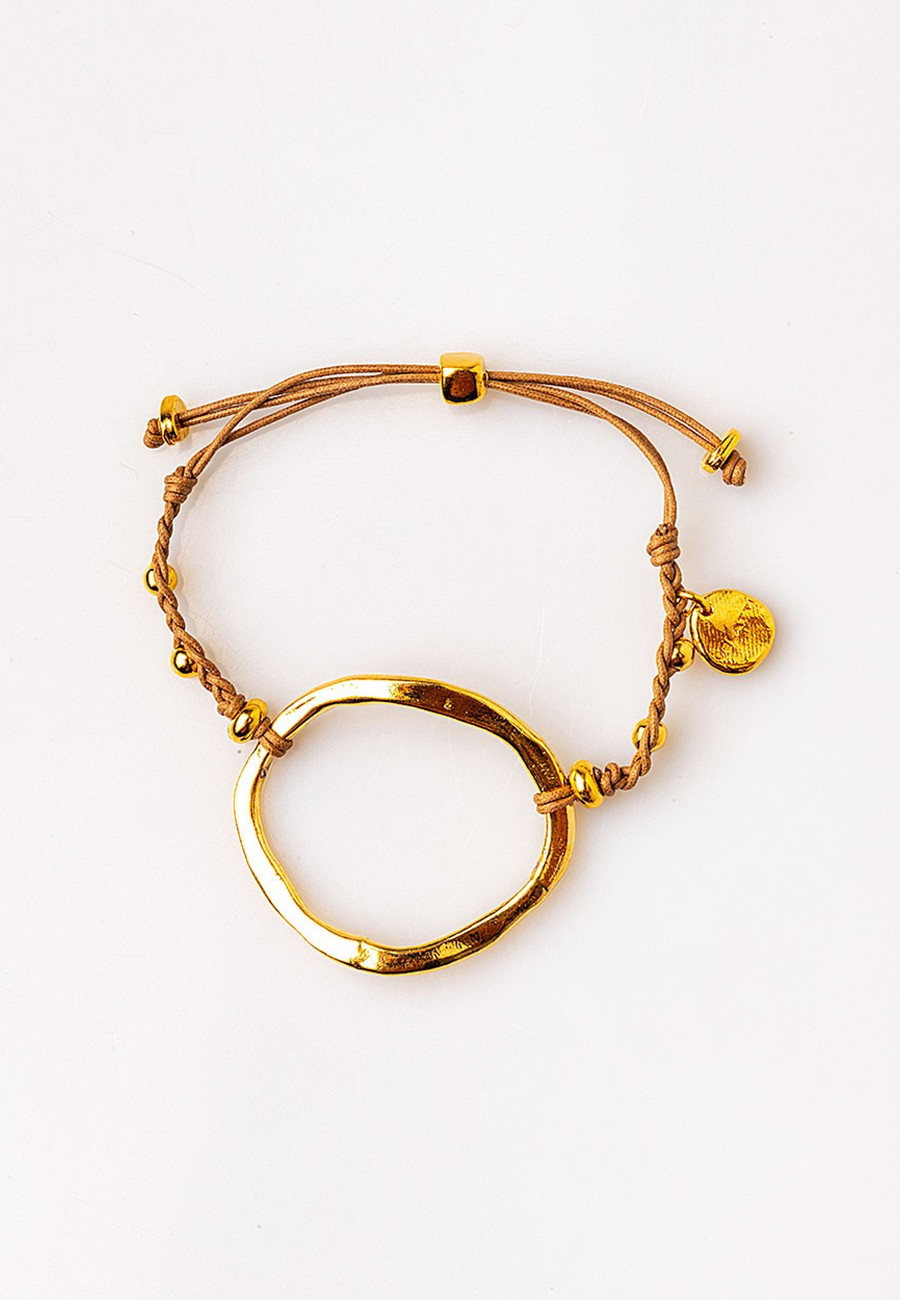 PULSERA TRENZADA A MANO CON...
