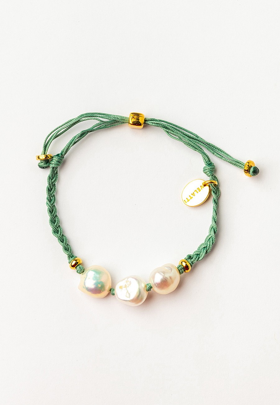 PULSERA TRENZADA A MANO CON...