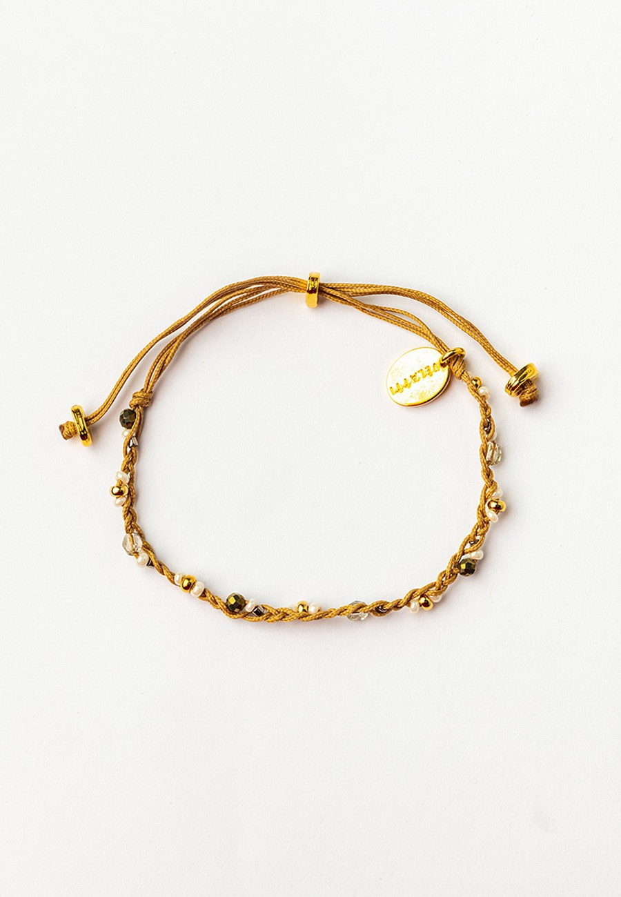 PULSERA TRENZADA A MANO CON...
