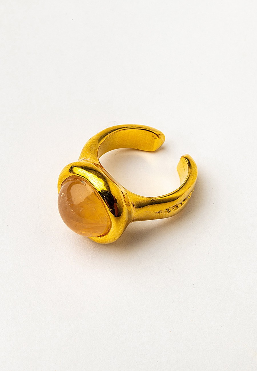 ANILLO AJUSTABLE BAÑO ORO...