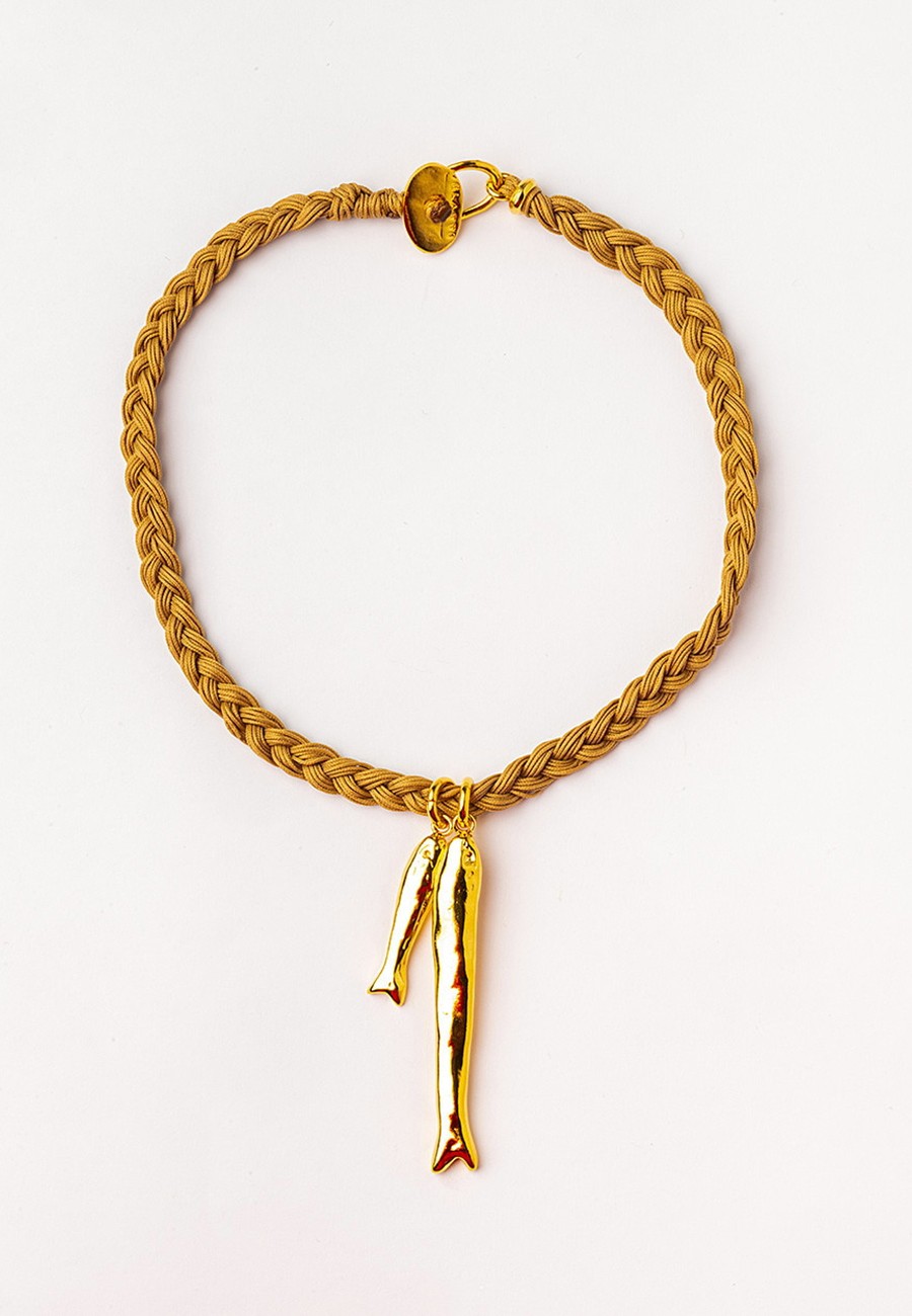 COLLAR CORTO TRENZADO A...