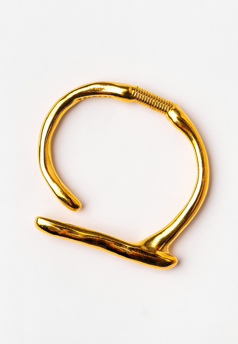 PULSERA MUELLE BAÑO ORO