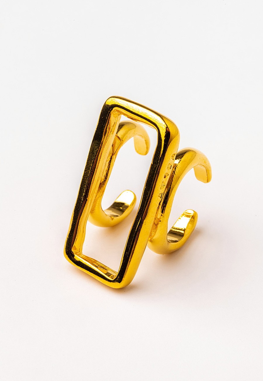 ANILLO AJUSTABLE BAÑO ORO