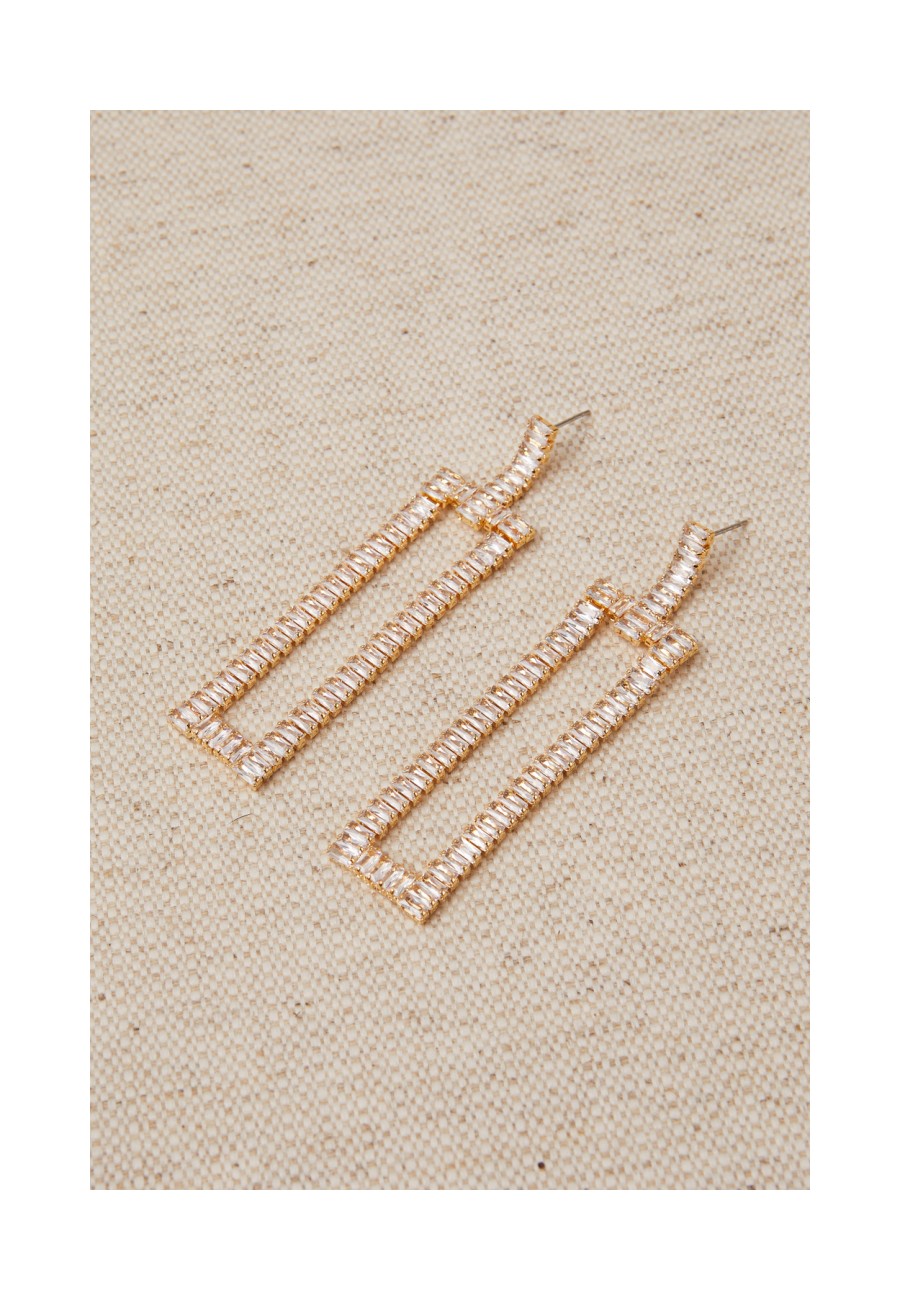 PENDIENTE LARGO RECTANGULAR