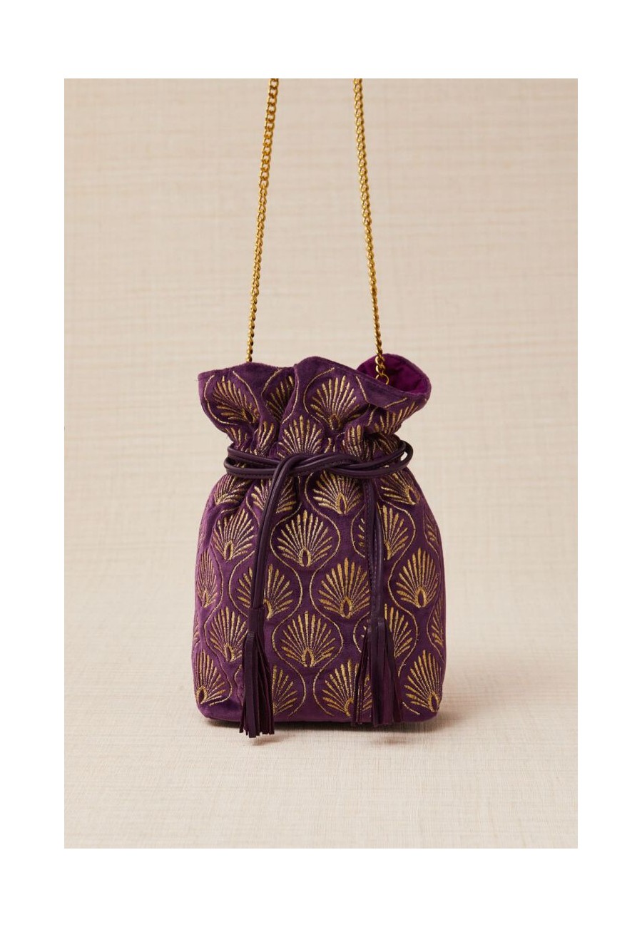 BOLSO SACO TERCIOPELO