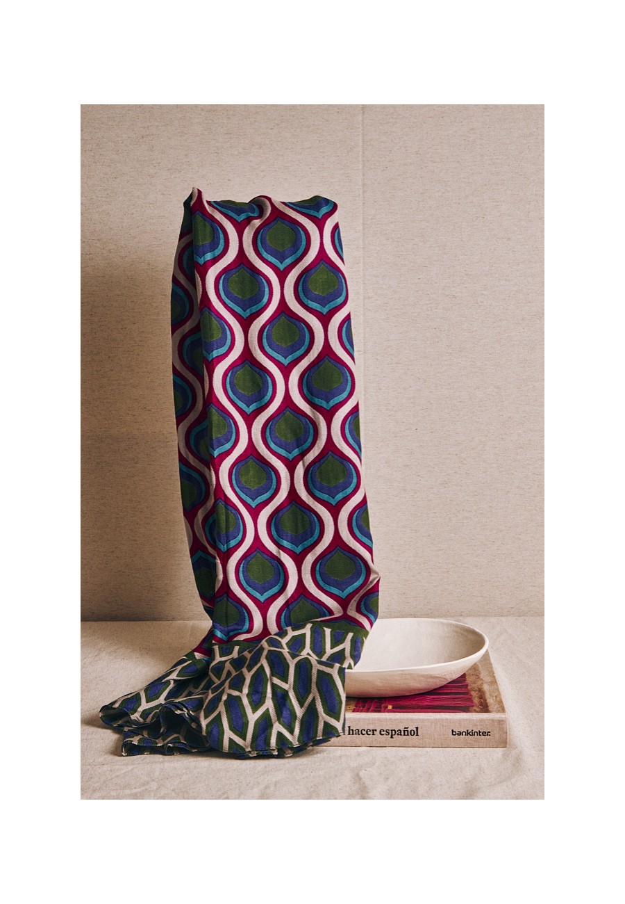 FULAR ESTAMPADO DOBLE...