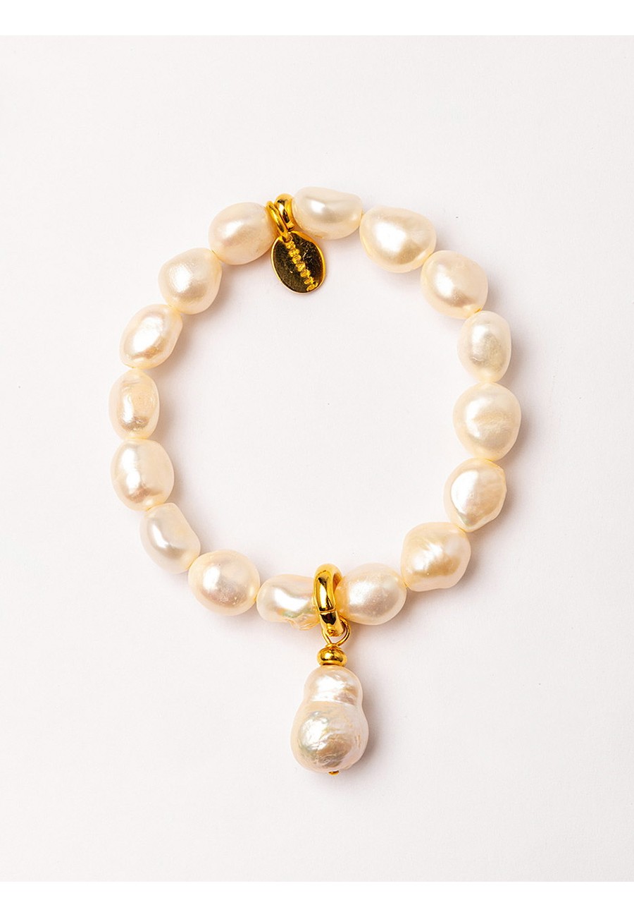 PULSERA ELÁSTICA CON PERLAS