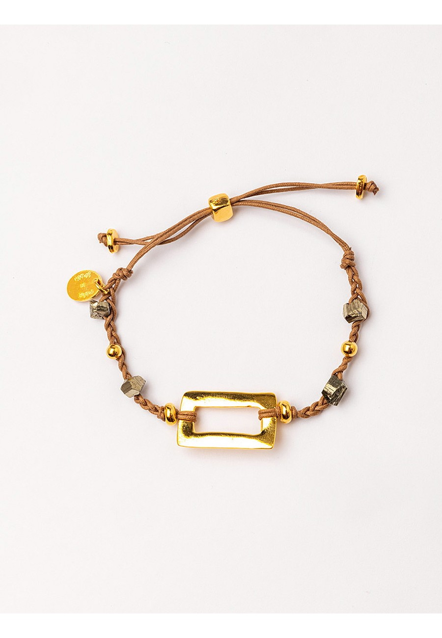 PULSERA TRENZADA A MANO CON...
