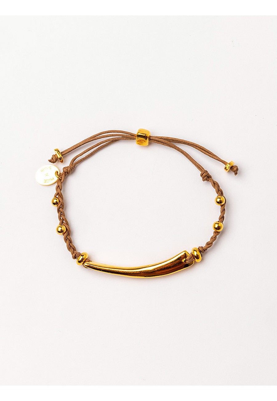 PULSERA TRENZADA A MANO CON...