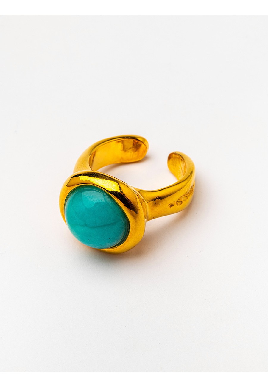 ANILLO AJUSTABLE BAÑO ORO...