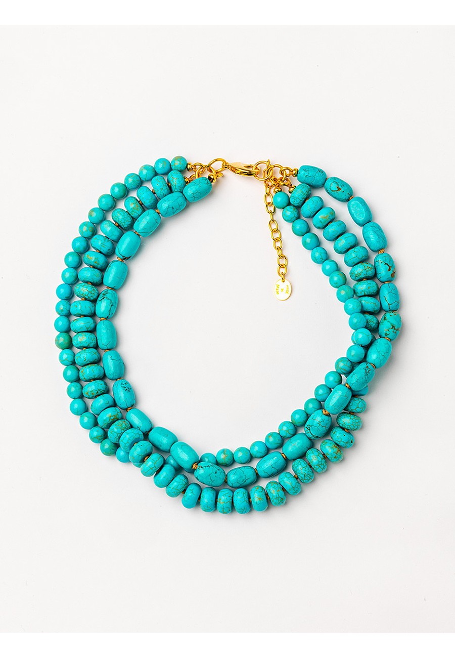 COLLAR TRIPLE CORTO HOWLITA...