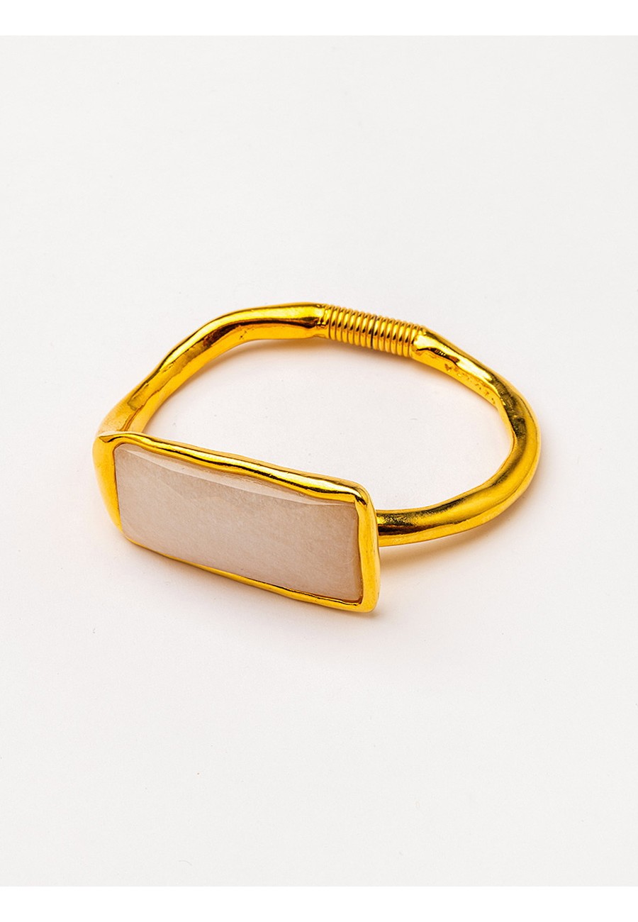 PULSERA MUELLE BAÑO ORO...